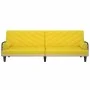 Sofa bed with armrests light yellow fabric by vidaXL, Sofas - Ref: Foro24-351935, Price: 273,18 €, Discount: %