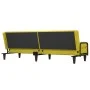 Sofa bed with armrests light yellow fabric by vidaXL, Sofas - Ref: Foro24-351935, Price: 273,18 €, Discount: %