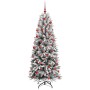 Árbol de Navidad artificial con 300 LED 73 x 73 x 180 cm