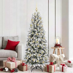 Árbol de Navidad artificial con 300 LED 73 x 73 x 180 cm
