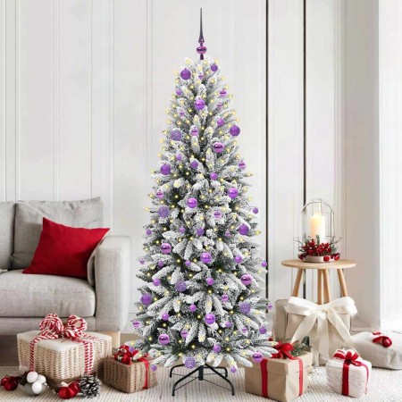 Árbol de Navidad artificial con 300 LED 73 x 73 x 180 cm