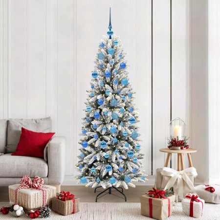 Árbol de Navidad artificial con 300 LED 73 x 73 x 180 cm