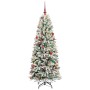 Árbol de Navidad artificial con 300 LED 73 x 73 x 180 cm