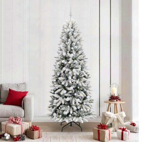 Árbol de Navidad artificial con 300 LED 78 x 78 x 210 cm
