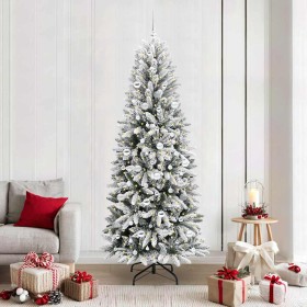 Árbol de Navidad artificial con 300 LED 78 x 78 x 210 cm