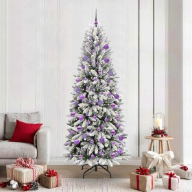Árbol de Navidad artificial con 300 LED 78 x 78 x 210 cm