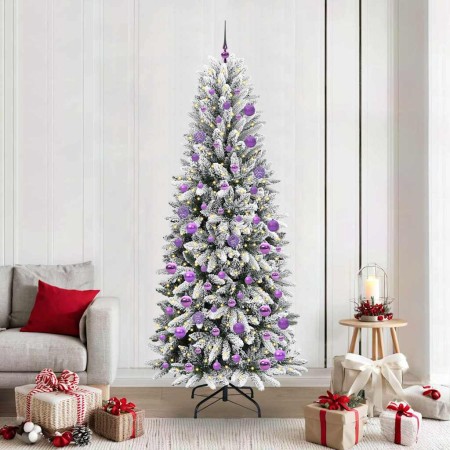 Árbol de Navidad artificial con 300 LED 78 x 78 x 210 cm