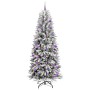 Árbol de Navidad artificial con 300 LED 78 x 78 x 210 cm