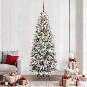 Árbol de Navidad artificial con 300 LED 78 x 78 x 210 cm