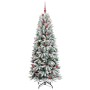 Árbol de Navidad artificial con 300 LED 78 x 78 x 210 cm