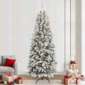 Árbol de Navidad artificial con 300 LED 93 x 93 x 240 cm