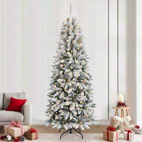 Árbol de Navidad artificial con 300 LED 93 x 93 x 240 cm