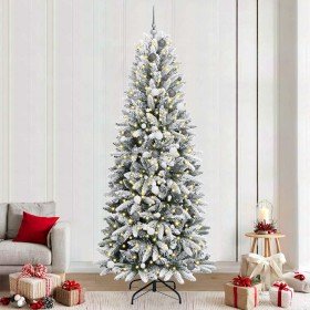 Árbol de Navidad artificial con 300 LED 93 x 93 x 240 cm