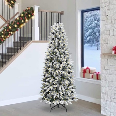 Árbol de Navidad artificial con 300 LED 93 x 93 x 240 cm