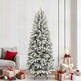 Árbol de Navidad artificial con 300 LED 93 x 93 x 240 cm