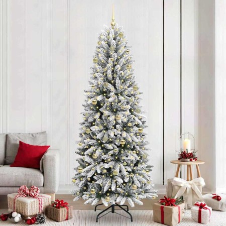 Árbol de Navidad artificial con 300 LED 93 x 93 x 240 cm