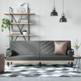 Sofa bed with dark gray fabric armrests by vidaXL, Sofas - Ref: Foro24-351932, Price: 279,55 €, Discount: %