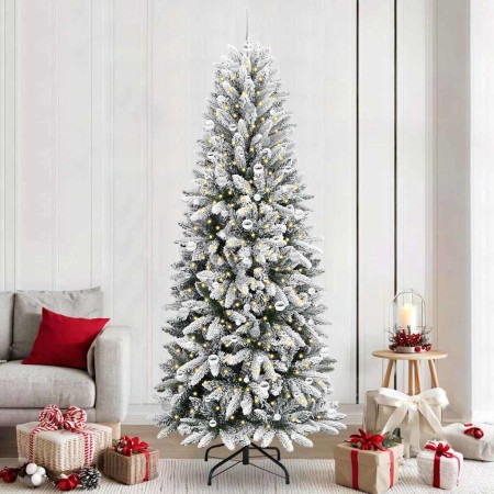 Árbol de Navidad artificial con 300 LED 93 x 93 x 240 cm