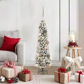 Árbol de Navidad artificial 120 cm PVC, Metal y Plástico