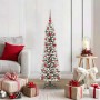 Árbol de Navidad artificial con 150 LED verde y 120 cm