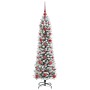 Árbol de Navidad artificial con 150 LED verde y 120 cm