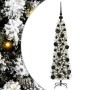 Árbol de Navidad artificial con 150 LED verde y 120 cm