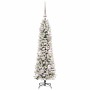 Árbol de Navidad artificial con 150 LED verde y 120 cm