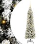 Árbol de Navidad artificial con 150 LED verde y 120 cm