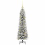 Árbol de Navidad artificial con 150 LED verde y 120 cm