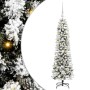 Árbol de Navidad artificial con 150 LED verde y 120 cm