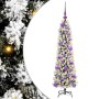 Árbol de Navidad artificial con 150 LED verde y 120 cm
