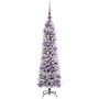 Árbol de Navidad artificial con 150 LED verde y 120 cm