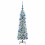Árbol de Navidad artificial con 150 LED verde y 120 cm