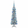Árbol de Navidad artificial con 150 LED verde y 120 cm