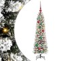 Árbol de Navidad artificial con 150 LED verde y 120 cm