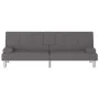 Sofá cama con portavasos cuero sintético gris by vidaXL, Sofas - Ref: Foro24-351928, Price: 297,21 €, Discount: %