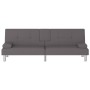 Sofá cama con portavasos cuero sintético gris by vidaXL, Sofas - Ref: Foro24-351928, Price: 317,47 €, Discount: %
