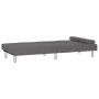 Sofá cama con portavasos cuero sintético gris by vidaXL, Sofas - Ref: Foro24-351928, Price: 297,21 €, Discount: %