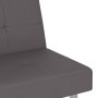 Sofá cama con portavasos cuero sintético gris by vidaXL, Sofas - Ref: Foro24-351928, Price: 317,47 €, Discount: %
