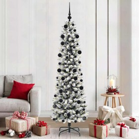 Árbol de Navidad artificial con 300 LED verde y 210 cm