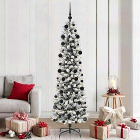 Árbol de Navidad artificial con 300 LED verde y 210 cm