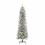 Árbol de Navidad artificial con 300 LED verde y 210 cm