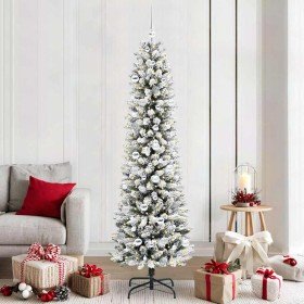 Árbol de Navidad artificial con 300 LED verde y 210 cm