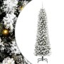 Árbol de Navidad artificial con 300 LED verde y 210 cm
