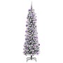 Árbol de Navidad artificial con 300 LED verde y 210 cm