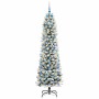 Árbol de Navidad artificial con 300 LED verde y 210 cm