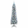 Árbol de Navidad artificial con 300 LED verde y 210 cm