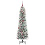Árbol de Navidad artificial con 300 LED verde y 210 cm