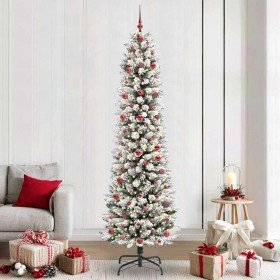 Árbol de Navidad artificial con 300 LED verde y 240 cm