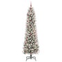 Árbol de Navidad artificial con 300 LED verde y 240 cm